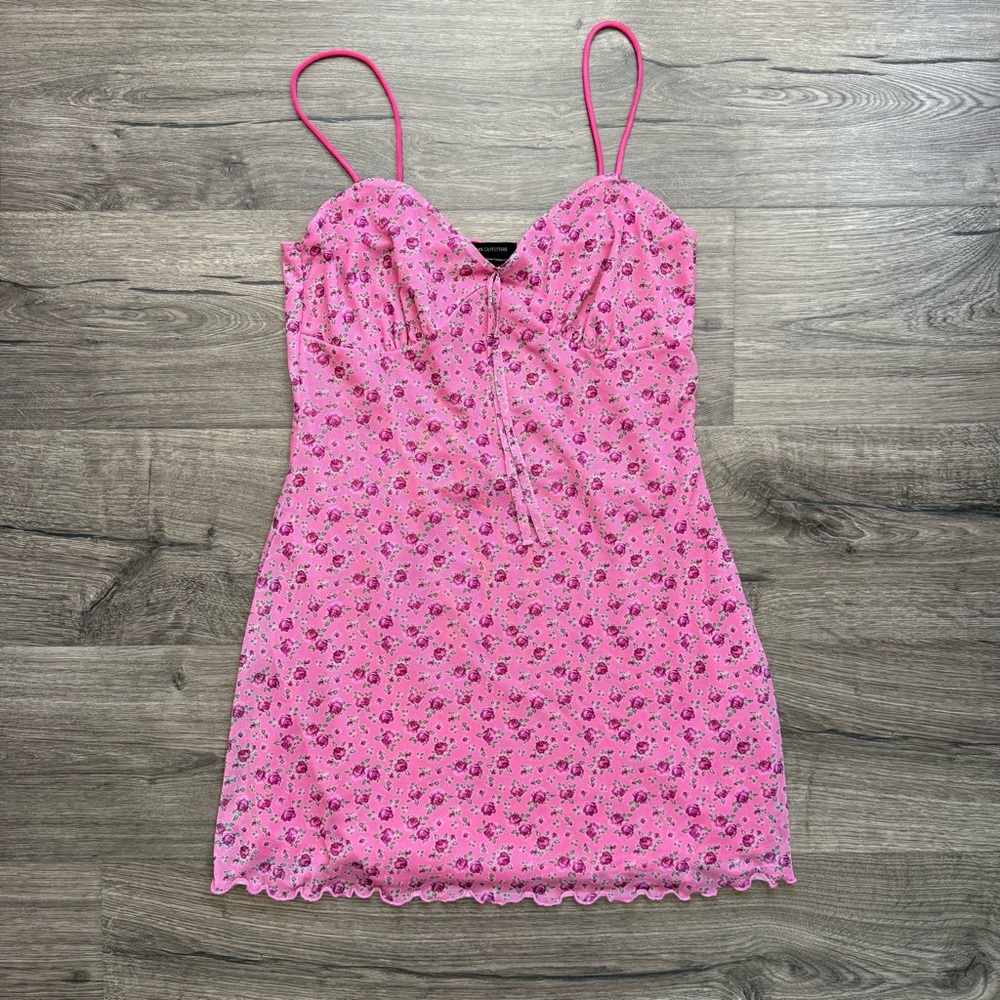 Urban Outfitters Pink Floral Dress size Medium Women